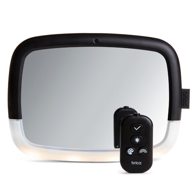 Pivot Car Mirror w/ Night Light